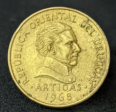 436 - Uruguai 1 peso, 1968 - Com brilho de cunho - comprar online