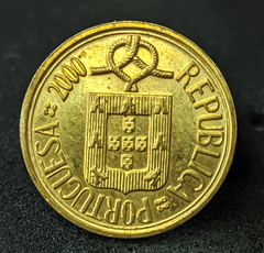 460 - Portugal 1 escudo, 2000 - Com brilho de cunho - comprar online