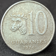 536 - Paraguai 10 guaranis, 1976