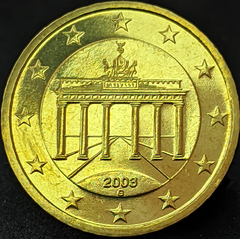 697 - Alemanha 50 cêntimos de euro, 2003 G