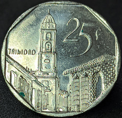 819 - Cuba 25 centavos, 2006 - Com brilho de cunho