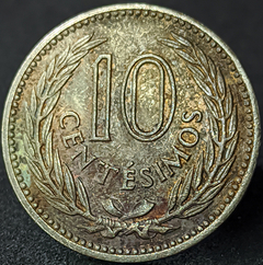 832 - Uruguai 10 centésimos, 1953 - Com lindíssima pátina