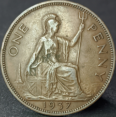 878 - Reino Unido 1 penny, 1937