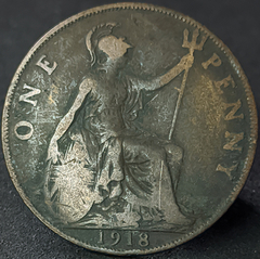 883 - Reino Unido 1 penny, 1918