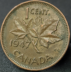 982 - Canadá 1 cêntimo, 1947