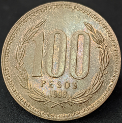1127 - Chile 100 pesos, 1998 - Com linda pátina
