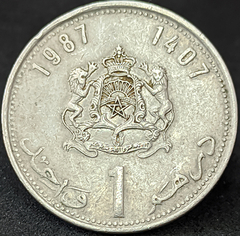 1182 - Marrocos 1 dirham, 1987 - comprar online