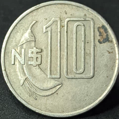 1387 - Uruguai 5 pesos novos, 1981