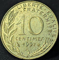 1495 - França 10 cêntimos, 1997