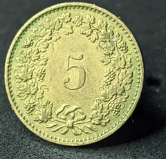 1515 - Suíça Suíça 5 rappen, 1981 - comprar online