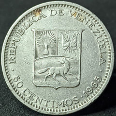1523 - Venezuela 50 cêntimos, 1965
