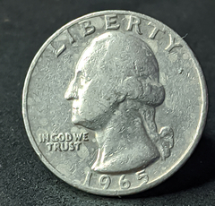 1552 - Estados Unidos Quarter dólar, 1965 - Washington Quarter - comprar online