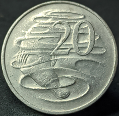 1624 - Austrália 20 cêntimos, 1980