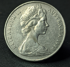 1624 - Austrália 20 cêntimos, 1980 - comprar online