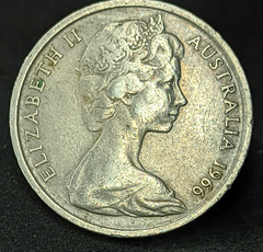 1671 - Austrália 10 cêntimos, 1966 - comprar online