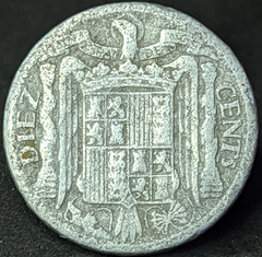 1685 - Espanha 10 cêntimos, 1941
