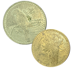 1696 - Duas moedas da Colômbia - comprar online