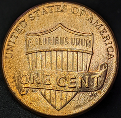 1715 - Estados Unidos 1 cêntimo, 2016 - Lincoln - Com brilho de cunho