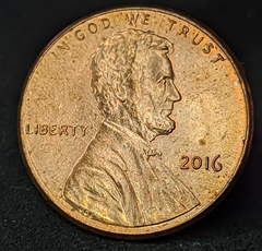1715 - Estados Unidos 1 cêntimo, 2016 - Lincoln - Com brilho de cunho - comprar online