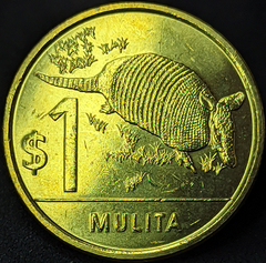1717 - Uruguai 1 peso, 2012 - Com brilho de cunho