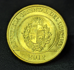 1717 - Uruguai 1 peso, 2012 - Com brilho de cunho - comprar online