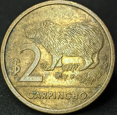 1718 - Uruguai 2 pesos, 2011