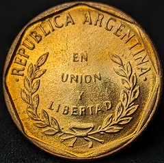 1721 - Argentina 1 centavo, 1993 - Com lindo brilho de cunho