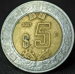 1780 - México 5 pesos, 2017