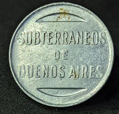 1870 - Ficha de metrô de Buenos Aires - comprar online