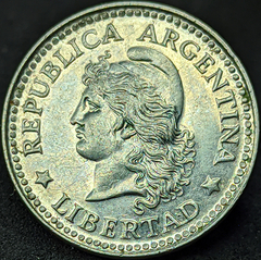 2077 - Argentina 10 centavos, 1957