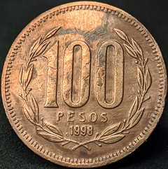 2155 - Chile 100 pesos, 1998