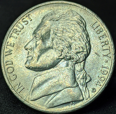 2217 - Estados Unidos 5 cêntimos, 1994 - Jefferson Nickel