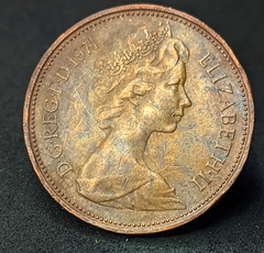 2220 - Reino Unido 2 pence novos, 1971 - comprar online