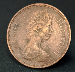 2222 - Reino Unido 2 pence novos, 1971 - comprar online