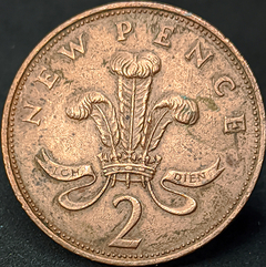 2223 - Reino Unido 2 pence novos, 1971