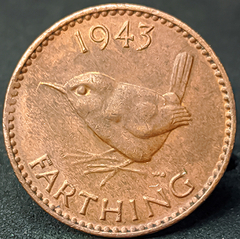 2234 - Reino Unido 1 farthing, 1943