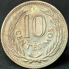 2243 - Uruguai 10 centésimos, 1953