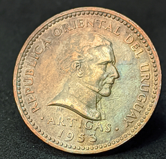 2243 - Uruguai 10 centésimos, 1953 - comprar online