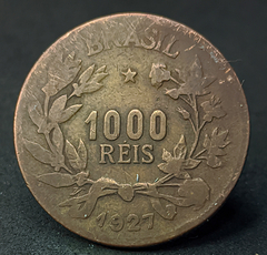 2366 - Brasil 1000 reis, 1927 - Com linda pátina - comprar online