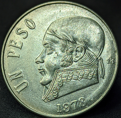 2371 - México 1 peso, 1978 - Com lindo brilho de cunho