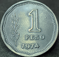 2457 - Argentina 1 peso, 1974 - Com lindíssima coloração