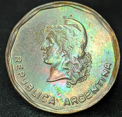 2460 - Argentina 50 centavos, 1986 - Com lindíssima coloração - comprar online