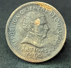 2461 - Uruguai 1 peso, 1965 - Com linda pátina - comprar online