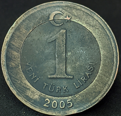 2479 - Turquia 1 lira nova, 2005