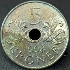 2522 - Noruega 5 coroas, 1998