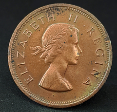 2567 - África do Sul 1 penny, 1960 - Com lindo brilho de cunho e pátina - comprar online