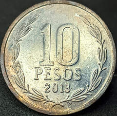 2590 - Chile 10 pesos, 2013