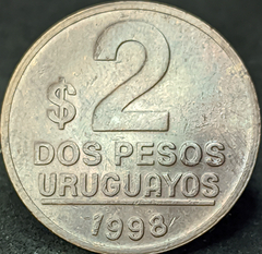 2629 - Uruguai 2 pesos, 1998