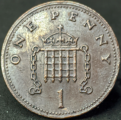 2634 - Reino Unido 1 penny, 1989