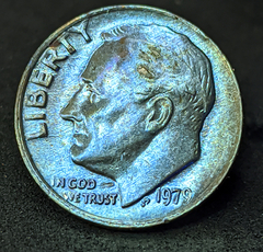 2653 - Estados Unidos 1 dime, 1979 - Dime do Roosevelt - Com linda coloração - comprar online